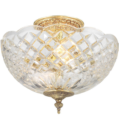 Crystorama - 66-CT-OB - Milton 10" Semi-Flush Mount