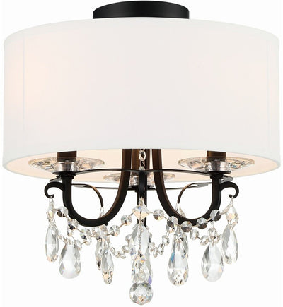 Crystorama - Othello 14" Semi Flush