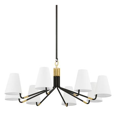 Hudson Valley - 6640-AGB/DB - Stanwyck 40" Chandelier