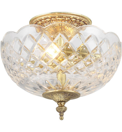 Crystorama - 67-CT-OB - Milton 12" Semi-Flush Mount