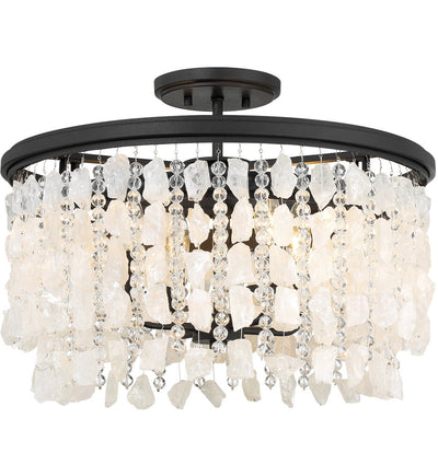 Minka-Lavery - 6703-66 - Shimmering Elegance 20" Semi-Flush Mount