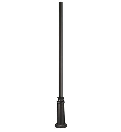 Hinkley Lighting - 6808BK - Surface Mount 8'' Post