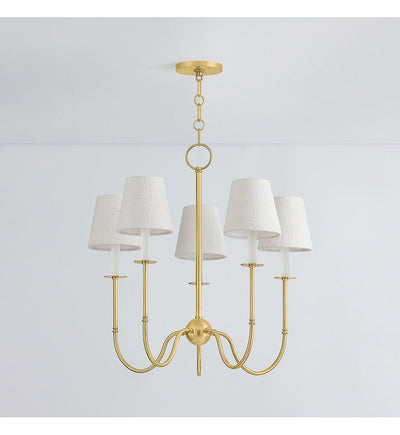 Hudson Valley - 6927-AGB - Amina 26.5" Chandelier