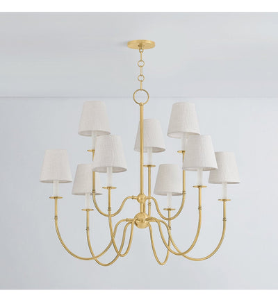 Hudson Valley - 6939-AGB - Amina 39.25" Chandelier