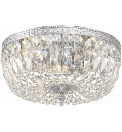 Crystorama - 714-CH-CL-MWP - Ceiling Mount 14" Flush Mount