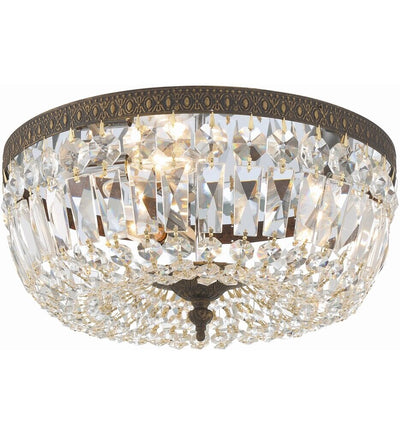 Crystorama - 714-EB-CL-MWP - Ceiling Mount 14" Flush Mount