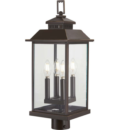 The Great Outdoors - 72596-143C - Miner''s Loft 4 Light Outdoor Post Mount