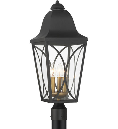 The Great Outdoors - 73356-757 - Cardigan 23.75" Post Mount Light