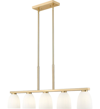 Z-Lite - 7518-5L-MGLD - Naya 44.5" Linear Suspension