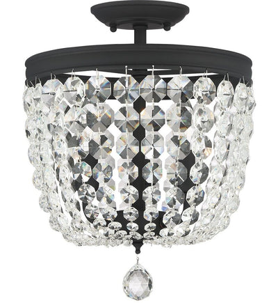 Crystorama - Archer 11.5" Semi-Flush Mount