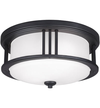 Generation Lighting - Crowell 14.06" Outdoor Flush Mount