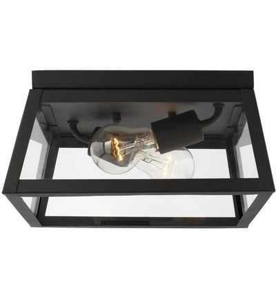 Visual Comfort Studio - Founders 11.5" Outdoor Flush Mount