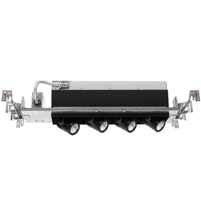 WAC Lighting - Flood Beam 0-10V Dim Non-IC Volt 4 Light Linear LED Precision Housing & Module
