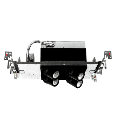 WAC Lighting - Spot Beam 010V Dim Non-IC Volt 4 Light Square LED Precision Housing & Module