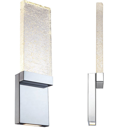 Modern Forms - WS-12721-CH - Glacier 21" Wall Sconce