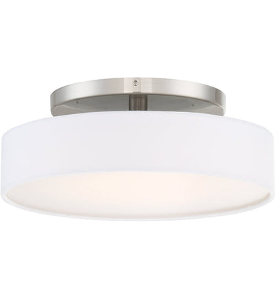 dweLED - FM-13114-BN - Manhattan 14" Semi-Flush