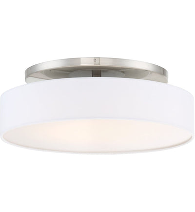 dweLED - FM-13120-BN - Manhattan 20" Semi-Flush