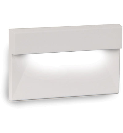 WAC Lighting - WL-LED140F-AM-WT - 5" Wide Horizontal LED Step and Wall Light with Amber Lens - 277 Volt