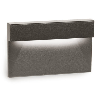 WAC Lighting - WL-LED140F-AM-BZ - 5" Wide Horizontal LED Step and Wall Light with Amber Lens - 277 Volt