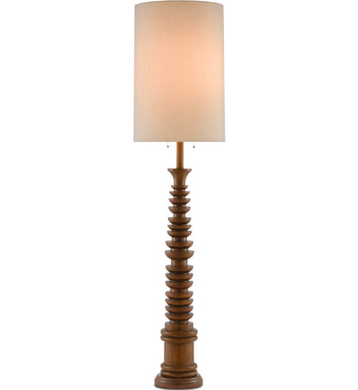 Currey & Company - Malayan 80" Floor Lamp