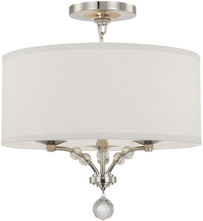 Crystorama - 8005-PN_CEILING - Mirage 18" Semi Flush