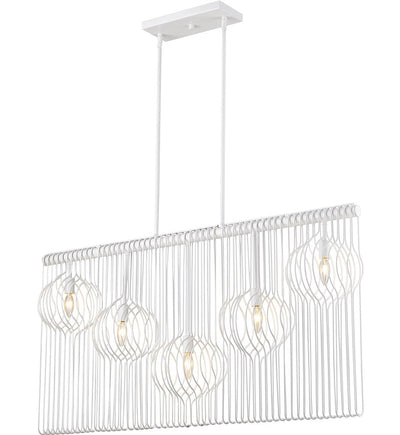 Z-Lite - 801-5L-WH - Contour 45.75" Chandelier