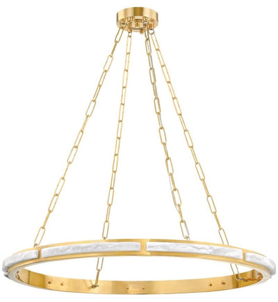 Hudson Valley - 8136-AGB - Wingate 36" Chandelier