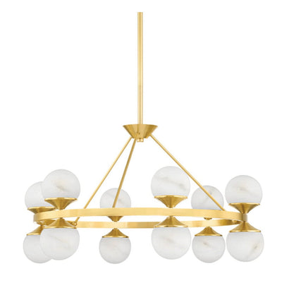 Hudson Valley - 8236-AGB - Grafton 34" Chandelier