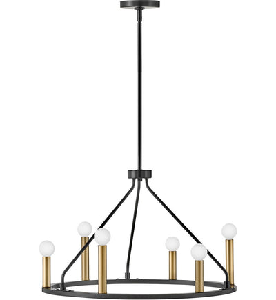 Lark - 83155BK - Lazlo 24.25" Chandelier