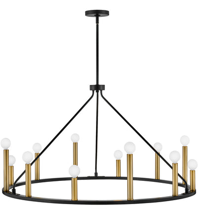 Lark - 83159BK - Lazlo 38" Chandelier