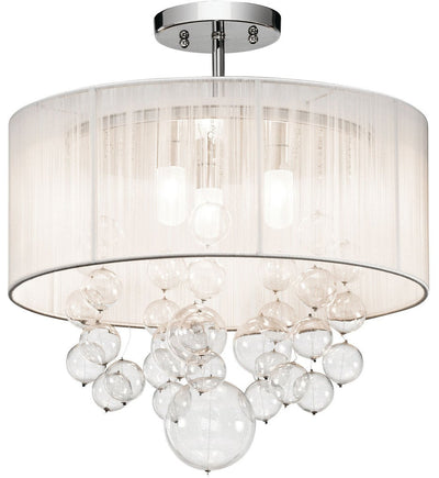 elan - 83227 - Imbuia 16" Semi-Flush