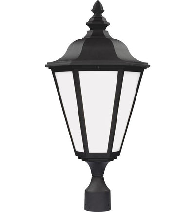 Generation Lighting - Brentwood Black 1 Light Outdoor Post Lantern