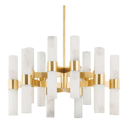 Hudson Valley - 8938-AGB - Stowe 37.75" Chandelier