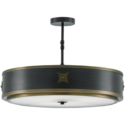 Currey & Company - 9000-0171 - Huntsman 24.5" Semi-Flush