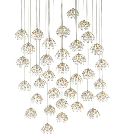 Currey & Company - 9000-0673 - Crystal Bud 33" Pendant