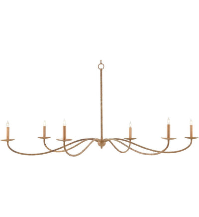 Currey & Company - 9000-0757 - Saxon 60.75" Chandelier