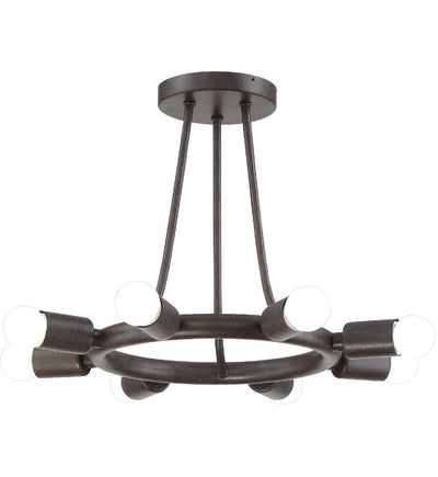 Crystorama - Dakota 15" Semi Flush