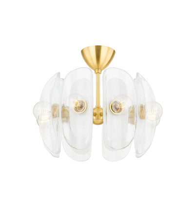 Hudson Valley - 9122-AGB - Hilo 22" Semi-Flush