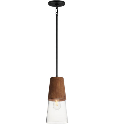 Maxim Lighting - 91620CLWNBK - Carpenter 6.5" Pendant