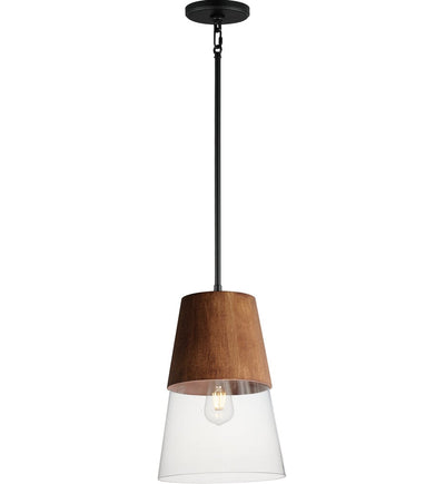 Maxim Lighting - 91622CLWNBK - Carpenter 10" Pendant