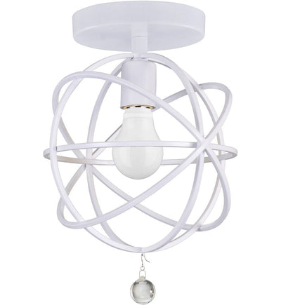 Crystorama - Solaris 9" Semi Flush
