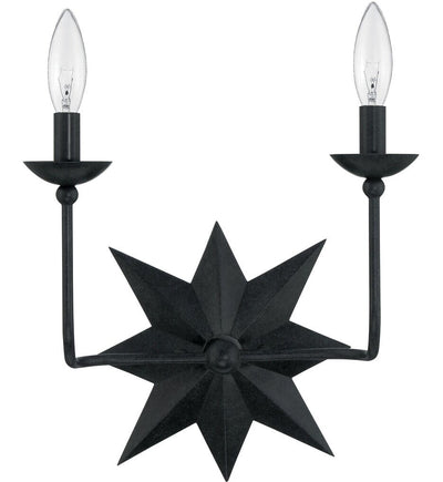 Crystorama - 9232-BK - Astro 15.25" Wall Sconce