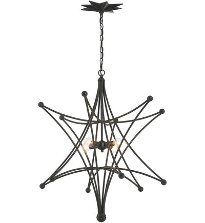 Crystorama - 9236-BK - Astro 27" Chandelier