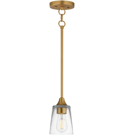 Maxim Lighting - 92880CLNAB - Hudson 4.75-Inch Pendant