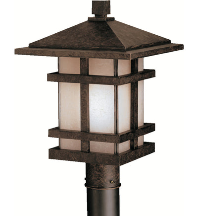 Kichler - 9529AGZ - Cross Creek 11.5" 1 Light Outdoor Post Lantern