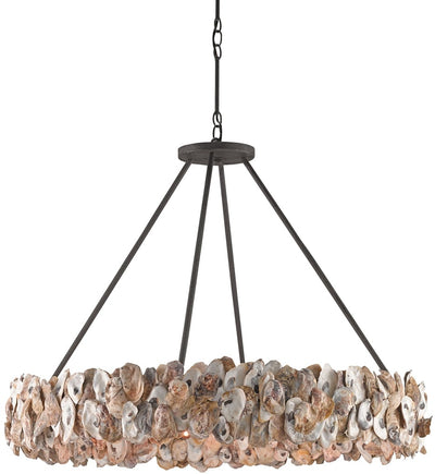 Currey & Company - 9672 - Oyster Circle 38" Chandelier