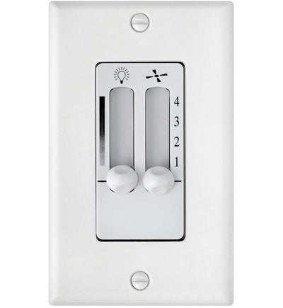 Hinkley Lighting - 980008FWH - Wall Contol 4 Speed Dual Slide