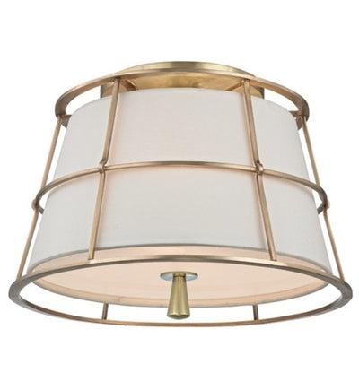 Hudson Valley - 9814-AGB - Savona 14.25" Semi-Flush Mount