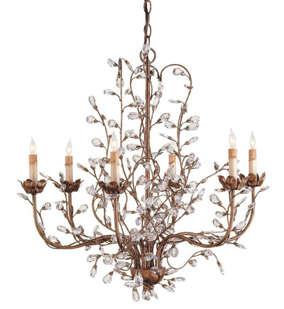 Currey & Company - 9882 - Crystal Bud 28" Chandelier