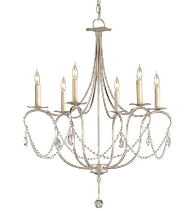 Currey & Company - Crystal Lights 27" Chandelier